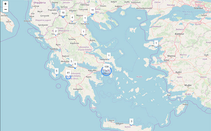 Ο κορονοϊός στην Ελλάδα σε… real time - Φωτογραφία 1
