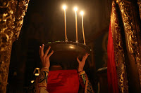 13358 - Φωτογραφίες από τη σημερινή εορτή της Σταυροπροσκυνήσεως στο Βατοπαίδι - Φωτογραφία 1