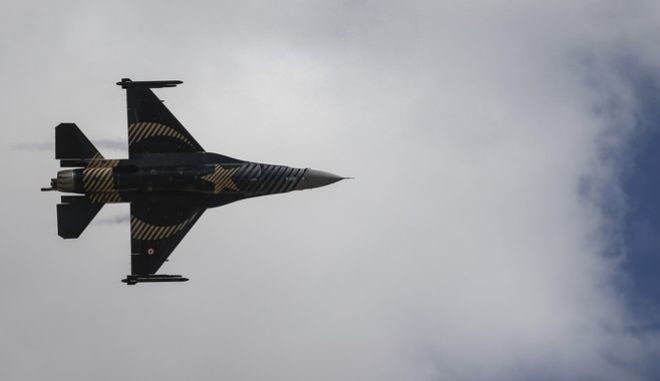 Πτήση τουρκικών F-16 πάνω από Ανθρωποφάγους και Μακρονήσι - Φωτογραφία 1