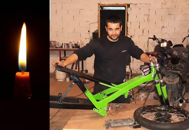 ΚΑΝΔΗΛΑ: Θρήνος για τον 26χρονο μοτοσυκλετιστή που έχασε τη ζωή του στο ΒΑΡΝΑΚΑ - Σήμερα η κηδεία του - Φωτογραφία 1