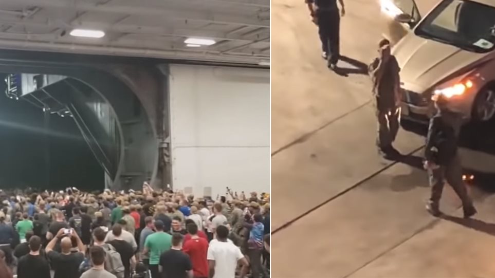 βίντεο: Το πλήρωμα του αεροπλανοφόρου Ρούσβελτ αποθεώνει τον κυβερνήτη που καθαιρέθηκε - Φωτογραφία 1
