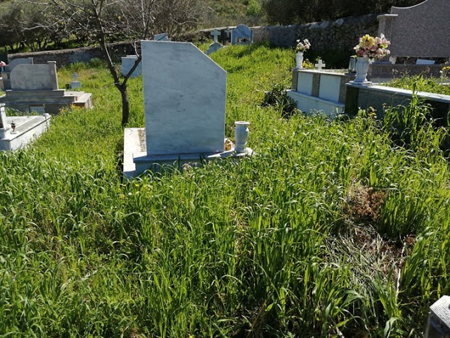 Πνιγμένο» στα χόρτα το νεκροταφείο στον ΠΡΟΔΡΟΜΟ Ξηρομέρου - Φωτογραφία 2