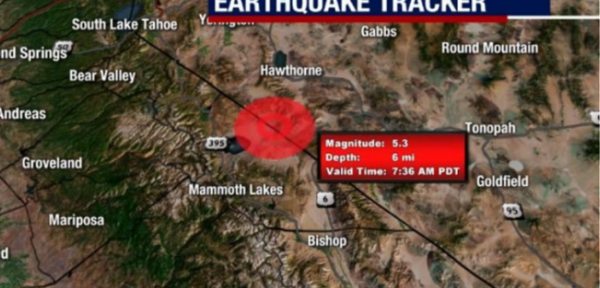 A magnitude 5.3 earthquake struck central California - Φωτογραφία 1