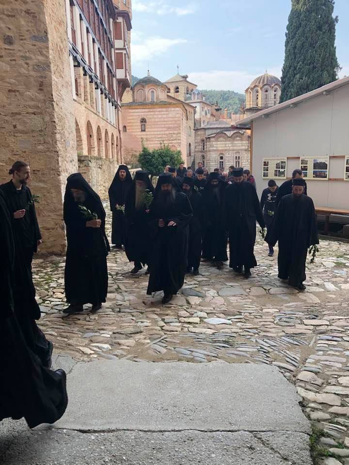 13484 - Φωτογραφίες από τη σημερινή λιτανεία στην Ιερά Μονή Χιλιανδαρίου Αγίου Όρους - Φωτογραφία 14