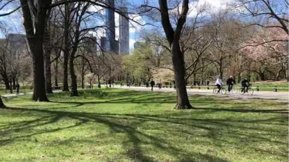 Οι Νεοϋορκέζοι βολτάρουν αμέριμνοι στο Central Park παρά τους 20.000 θανάτους - Φωτογραφία 4