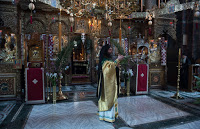 13497 - Ιερά Μονή Χιλιανδαρίου. Κυριακή των Βαΐων, η Θεία Λειτουργία και η Λιτανεία (φωτογραφίες) - Φωτογραφία 2