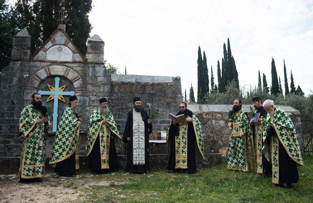 13497 - Ιερά Μονή Χιλιανδαρίου. Κυριακή των Βαΐων, η Θεία Λειτουργία και η Λιτανεία (φωτογραφίες) - Φωτογραφία 61