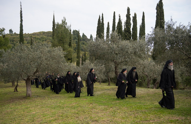 13497 - Ιερά Μονή Χιλιανδαρίου. Κυριακή των Βαΐων, η Θεία Λειτουργία και η Λιτανεία (φωτογραφίες) - Φωτογραφία 68