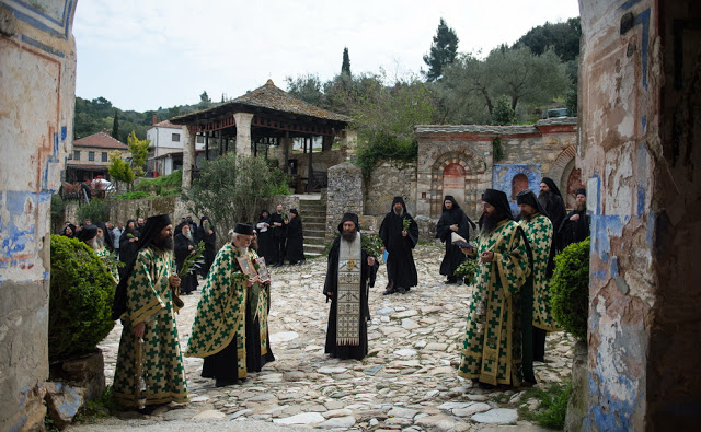13497 - Ιερά Μονή Χιλιανδαρίου. Κυριακή των Βαΐων, η Θεία Λειτουργία και η Λιτανεία (φωτογραφίες) - Φωτογραφία 72