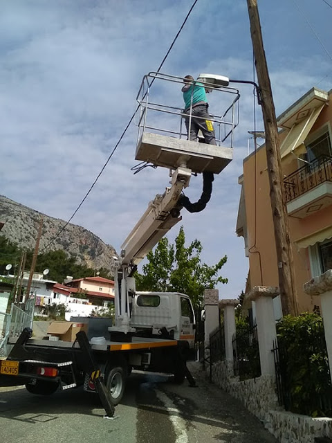 Αποκατάσταση βλαβών ηλεκτροφωτισμού στον Αστακό. - Φωτογραφία 1