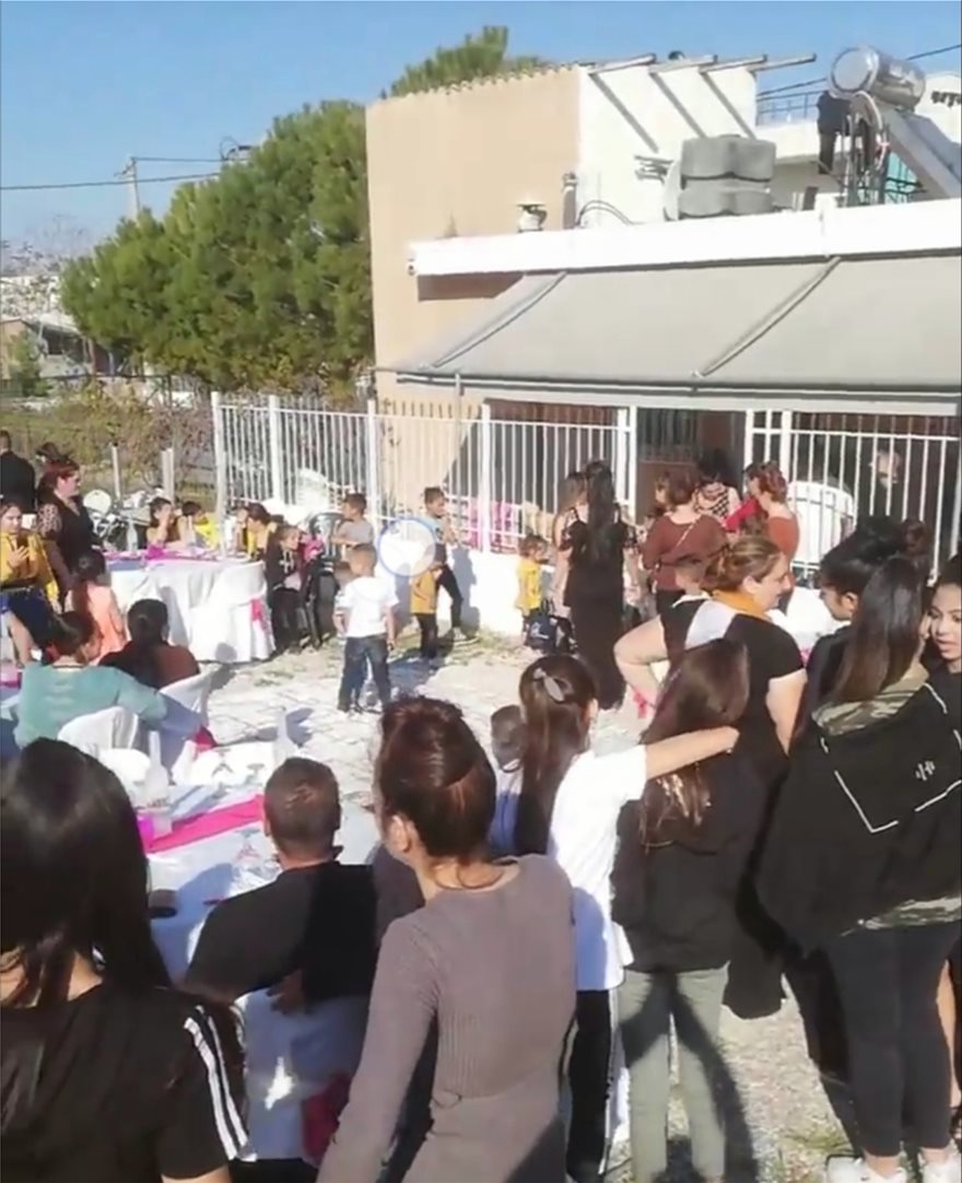 Ζεφύρι: Αρραβώνας Ρομά με 200 άτομα - Δείτε βίντεο από drone - Φωτογραφία 6