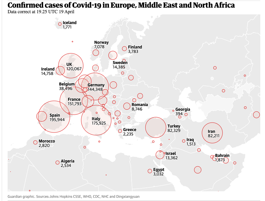 Κορωνοϊός: Οι χώρες με τα περισσότερα κρούσματα και θανάτους παγκοσμίως – Διαγράμματα και χάρτες - Φωτογραφία 6
