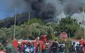 Νέα πυρκαγιά στο ΚΥΤ της Σάμου - Επεισόδια και πετροπόλεμος μεταξύ μεταναστών - Φωτογραφία 1