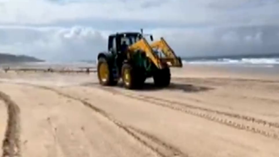 Ψέκασαν μια ολόκληρη παραλία με χλωρίνη λόγω κορωνοϊού! - Φωτογραφία 1