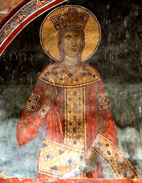 Τοιχογραφία Αγία Ειρήνη-Μονή  Ubisi Γεωργία-14ος αιώνας - Φωτογραφία 1
