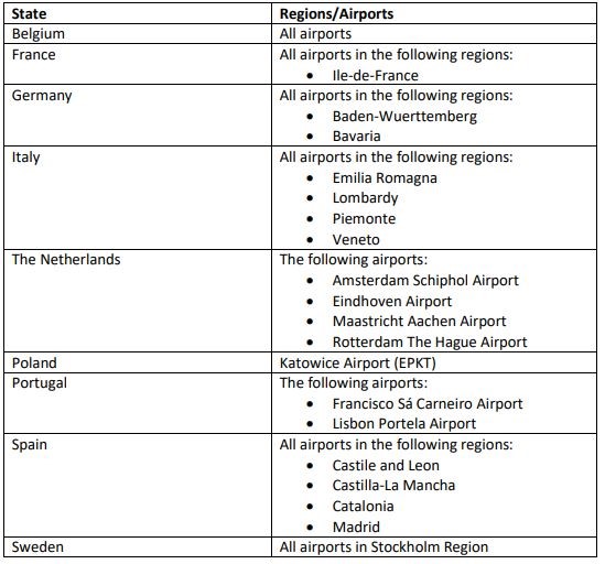 Τουρισμός: Η «μαύρη λίστα» αεροδρομίων της ΕΕ -Οι 34 χώρες υψηλού κινδύνου μετάδοσης, το ελληνικό σχέδιο αποτροπής [πίνακες] - Φωτογραφία 2