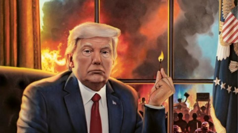 Τραμπ - Spiegel: «Εμπρηστής» ο Αμερικανός πρόεδρος στο εξώφυλλο του γερμανικού περιοδικού - Φωτογραφία 1