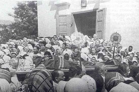 Η Λεωφόρος Κίρωφ την ώρα της κηδείας του Αγίου Λουκά. 31 Μαΐου/13 Ιουνίου 1961. - Φωτογραφία 4