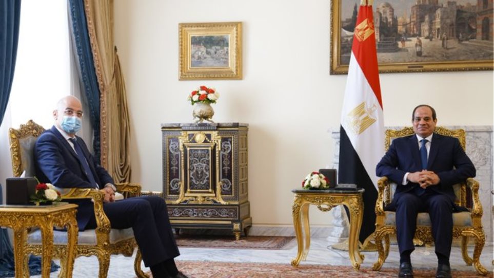 Δένδιας: Τι συζήτησε στη συνάντηση με τον πρόεδρο της Αιγύπτου, Αλ Σίσι - Φωτογραφία 1