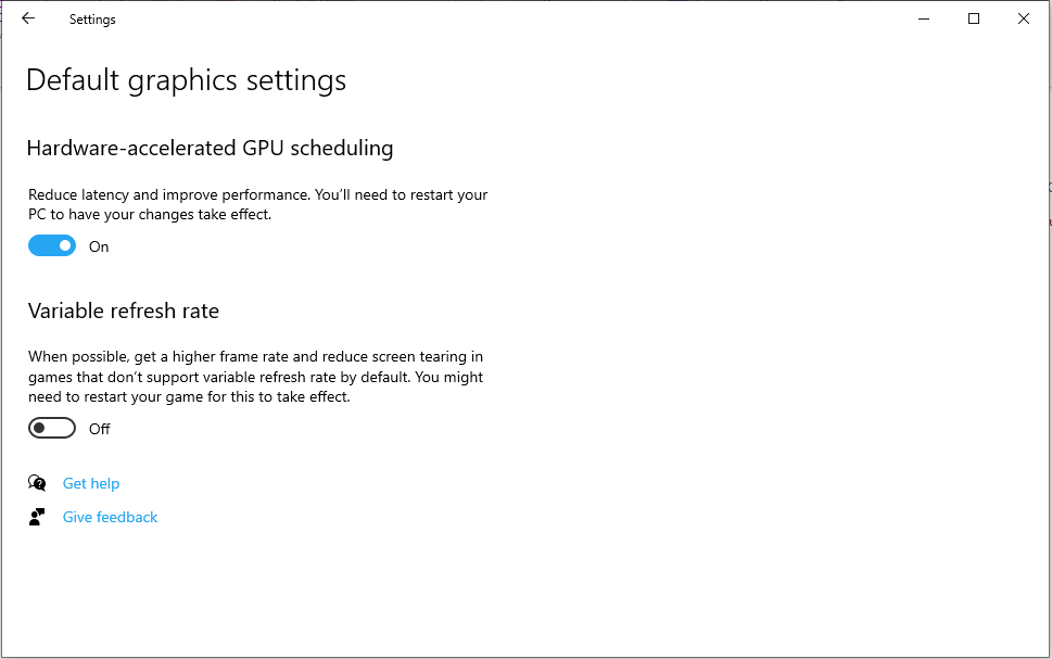 Hardware Accelerated GPU Scheduling:στα Windows 10 - Φωτογραφία 1