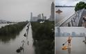 Η Γιουχάν της Κίνας, η πόλη επίκεντρο του κορωνοϊού, βουλιάζει τώρα... από πλημμύρες