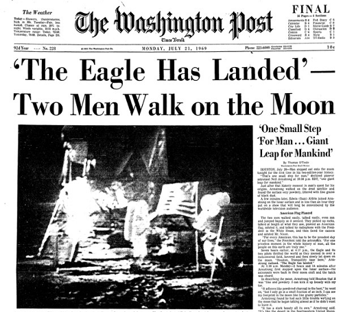 21 Ιουλίου 1969: τα πρωτοσέλιδα των εφημερίδων για την κατάκτηση της Σελήνης - Φωτογραφία 6
