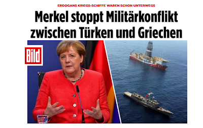 Bild: «H Μέρκελ απέτρεψε μια σύρραξη μεταξύ Ελλάδας και Τουρκίας». - Φωτογραφία 1