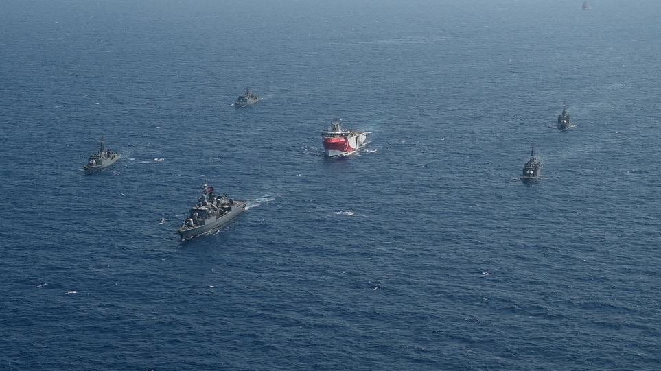 Προκαλούν οι Τούρκοι από το Oruc Reis το ελληνικό ναυτικό: «Είσαστε σε τουρκική υφαλοκρηπίδα»! - Φωτογραφία 1