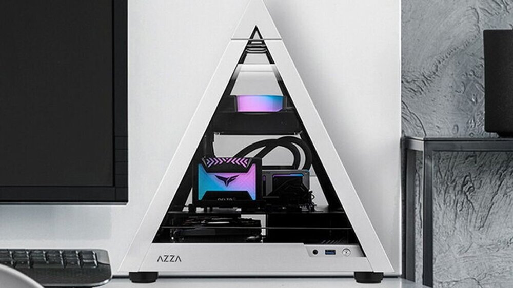 Η Azza ανακοίνωσε ένα PC case σε σχήμα πυραμίδας - Φωτογραφία 1