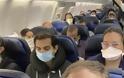 Eκπληκτικό. Πόσοι από 95 επιβάτες αεροπλάνου χωρίς μάσκα κόλλησαν από 7 θετικούς