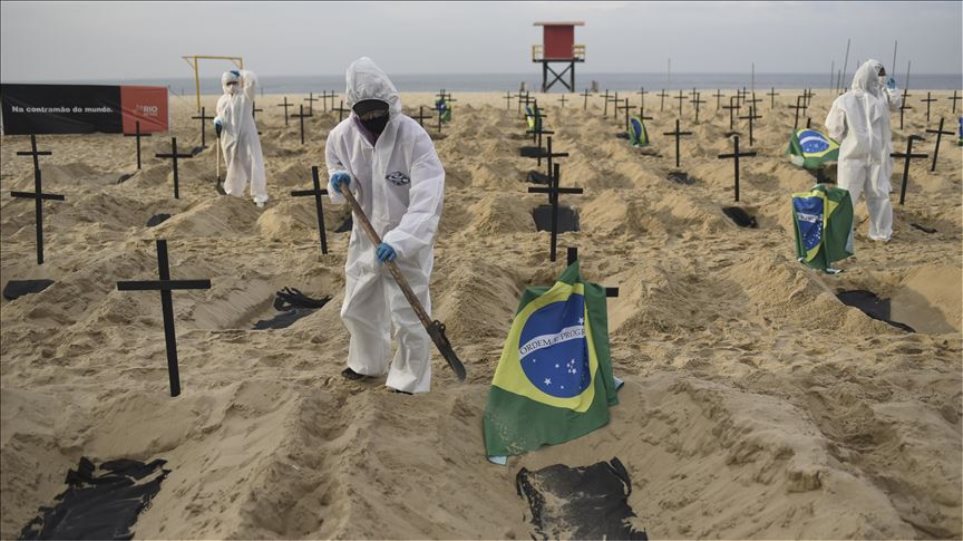 Κορωνοϊός - Βραζιλία: 1.204 θάνατοι και πάνω από 45.000 κρούσματα το τελευταίο 24ωρο - Φωτογραφία 1