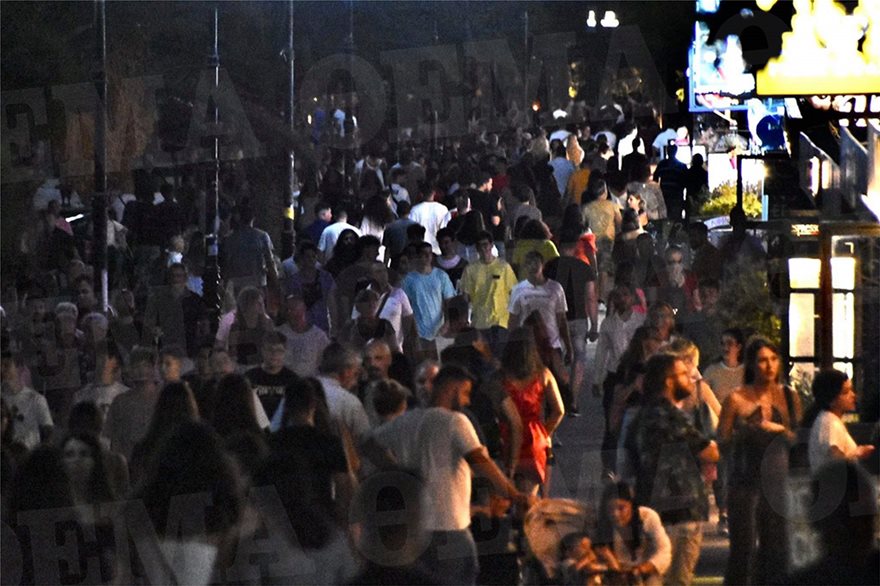 Η Αθήνα «μετακομίζει» στη Χαλκίδα κάθε βράδυ - Άνευ προηγουμένου συνωστισμός στην παραλία (φωτό) - Φωτογραφία 7