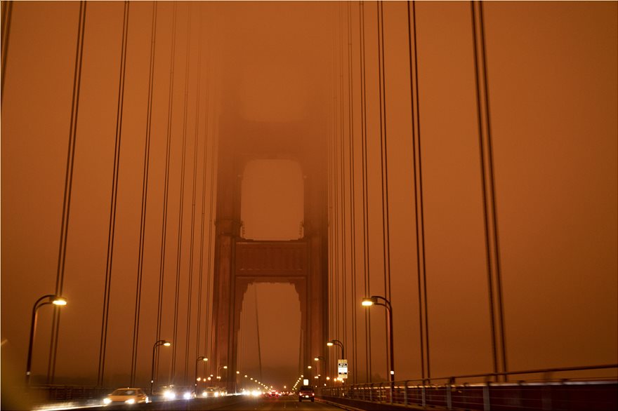 Φωτιές στην Καλιφόρνια: Εικόνες Αποκάλυψης στο Σαν Φρανσίσκο (φωτο) - Φωτογραφία 3