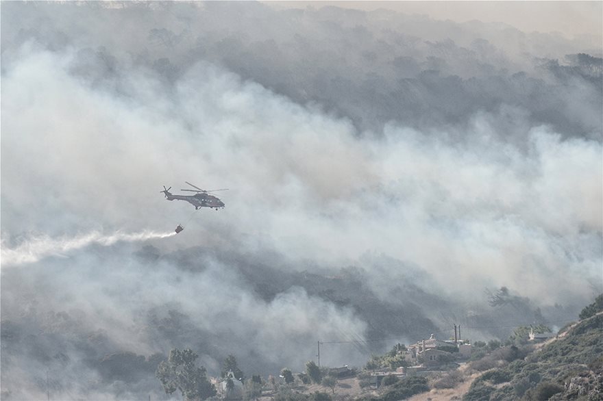 Φωτιά στο Νέο Βουτζά: Φόβος για αναζωπυρώσεις σε Κερατέα και Λαυρεωτική - Φωτογραφία 9