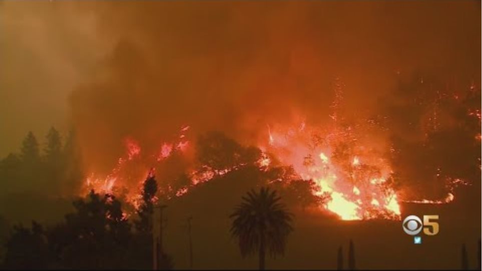 Καλιφόρνια: Η «Glass Fire» κατακαίει την κοιλάδα της Νάπα φωτός - Φωτογραφία 4