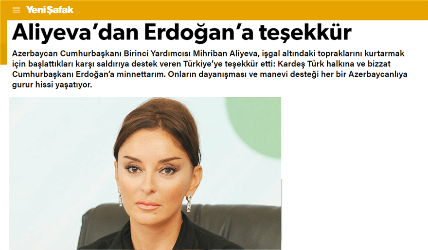 Αζερμπαϊτζάν: Ποια είναι η πρώτη κυρία της χώρας που «ευγνωμονεί» τον Ερντογάν - Φωτογραφία 2