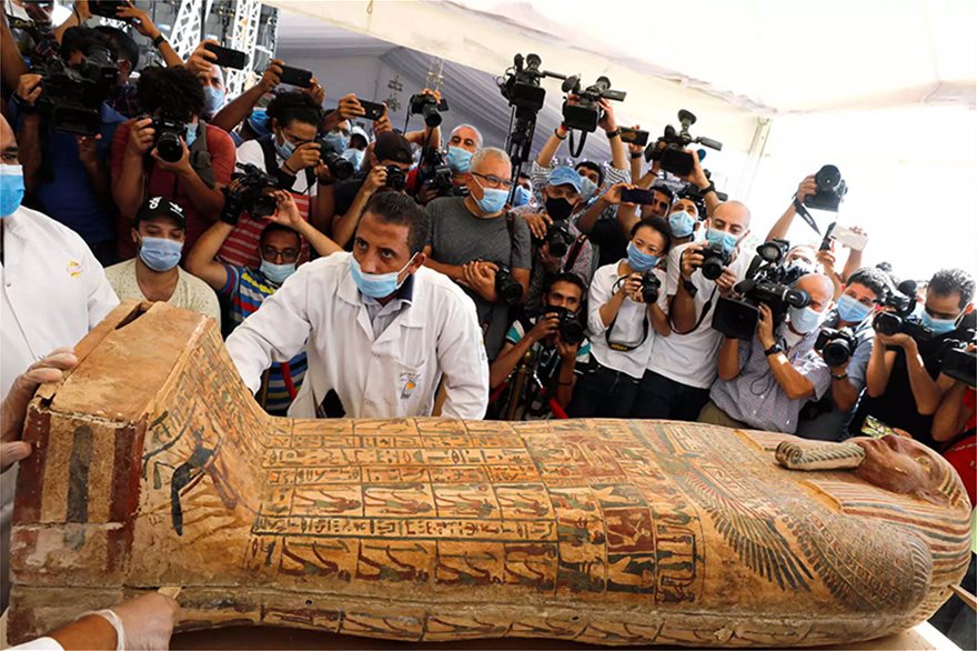 Η «σπουδαιότερη ανακάλυψη» στην Αίγυπτο: Στο φως 59 σαρκοφάγοι στη Νεκρόπολη της Σακκάρα - Φωτογραφία 6