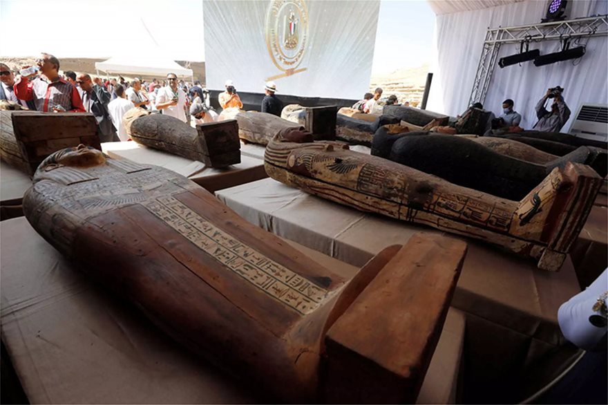 Η «σπουδαιότερη ανακάλυψη» στην Αίγυπτο: Στο φως 59 σαρκοφάγοι στη Νεκρόπολη της Σακκάρα - Φωτογραφία 7