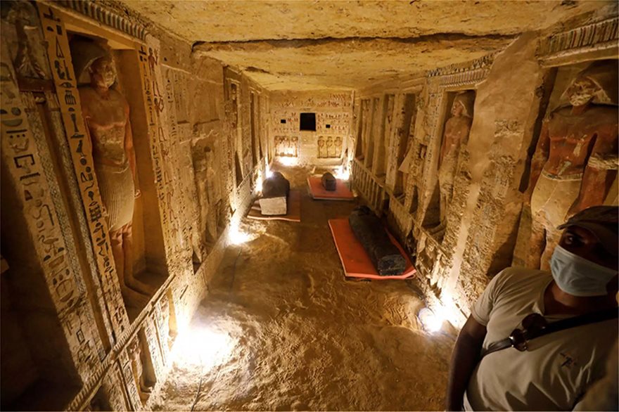Η «σπουδαιότερη ανακάλυψη» στην Αίγυπτο: Στο φως 59 σαρκοφάγοι στη Νεκρόπολη της Σακκάρα - Φωτογραφία 8