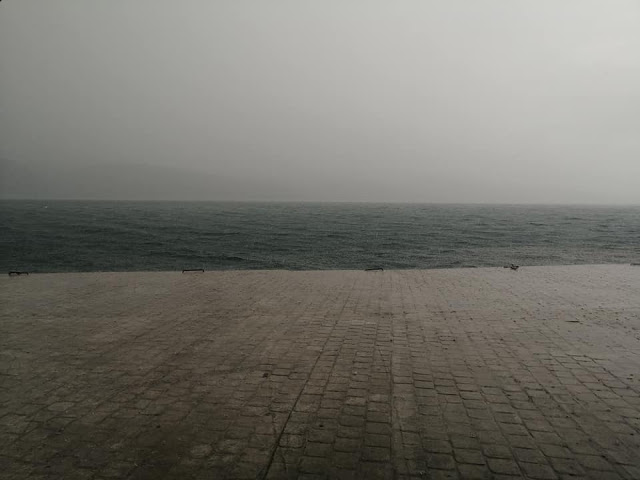 Ξέσπασε καταιγίδα με αρκετό αέρα και κρύο σήμερα στον Αστακό - Φωτογραφία 2