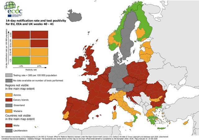 Κομισιόν: Απροετοίμαστη η Ε.Ε. για το νέο κύμα - Το 50% των χωρών στο «κόκκινο» - Φωτογραφία 1