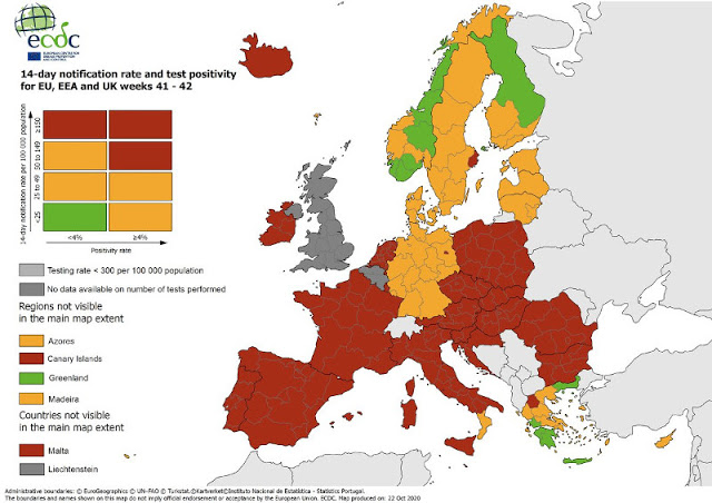 Ποιες χώρες είναι στο κόκκινο στην Ευρώπη - Φωτογραφία 2