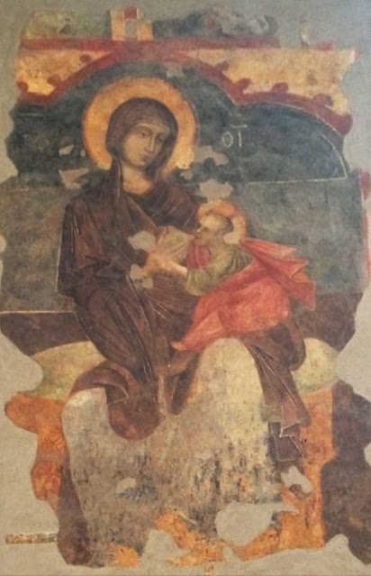 H Θεοτόκος της Αλύσεως. Πάνορμος της Σικελίας. (14ος αιώνας). - Φωτογραφία 1