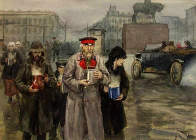 Έργα ζωφραφικής που  αντικατοπτρίζουν την αγριότητα και την κτηνωδία της επανάστασης του 1917 - Φωτογραφία 12