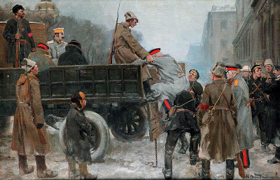 Έργα ζωφραφικής που  αντικατοπτρίζουν την αγριότητα και την κτηνωδία της επανάστασης του 1917 - Φωτογραφία 15