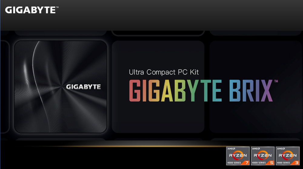 Gigabyte με νέα BRIX με Ryzen 4000U Renoir CPUs - Φωτογραφία 2