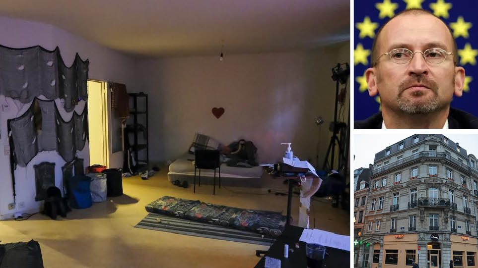 Βρυξέλλες: Αυτό είναι το δωμάτιο που έγινε το gay όργιο - Ο ευρωβουλευτής πήγε να το σκάσει από την υδρορροή - Φωτογραφία 1