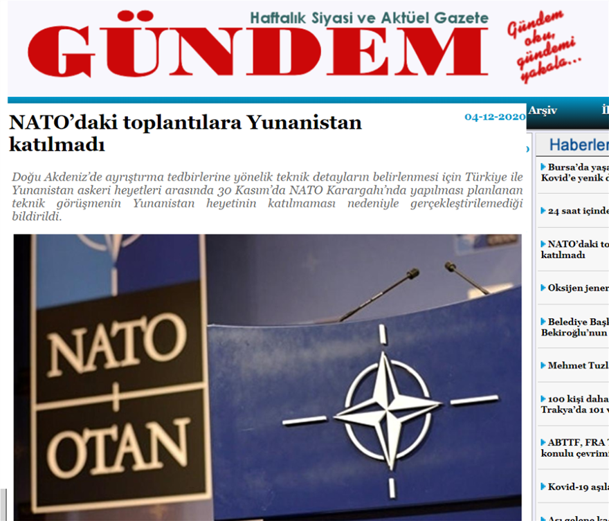 «Η Ελλάδα “σαμποτάρει” τις ελληνοτουρκικές συναντήσεις στο ΝΑΤΟ», γράφουν τουρκικά ΜΜΕ - Φωτογραφία 2