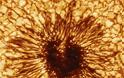Eντυπωσιακή φωτο ηλιακής κηλίδας μεγαλύτερης από τη Γη - Φωτογραφία 2
