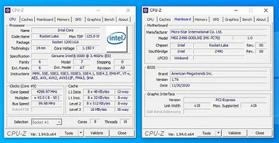 Η MSI αποκάλυψε κατά λάθος έναν Intel Rocket Lake CPU - Φωτογραφία 1